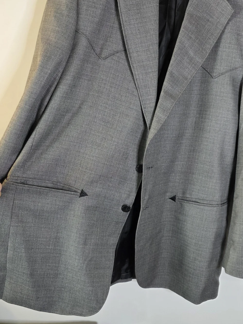 Circle S Lubbuck western sport coat in steel grey NWOT  structured 44L